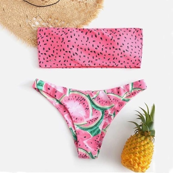 NWT Zaful watermelon bikini set - Picture 1 of 4
